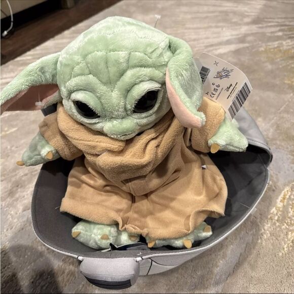 Star Wars YODA PRAM Build A Bear The Mandalorian + The Child Grogu Plush New - Picture 5 of 9